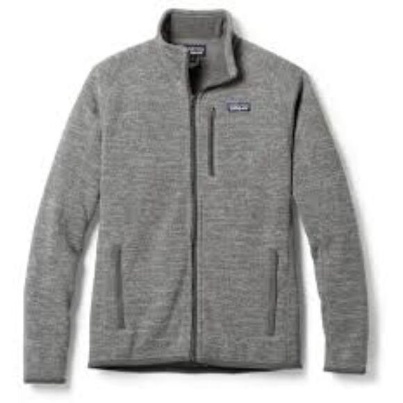 Patagonia Men's Gray Better Sweater Fleece Full Zip Jacket Zippered Pockets M - Picture 1 of 14